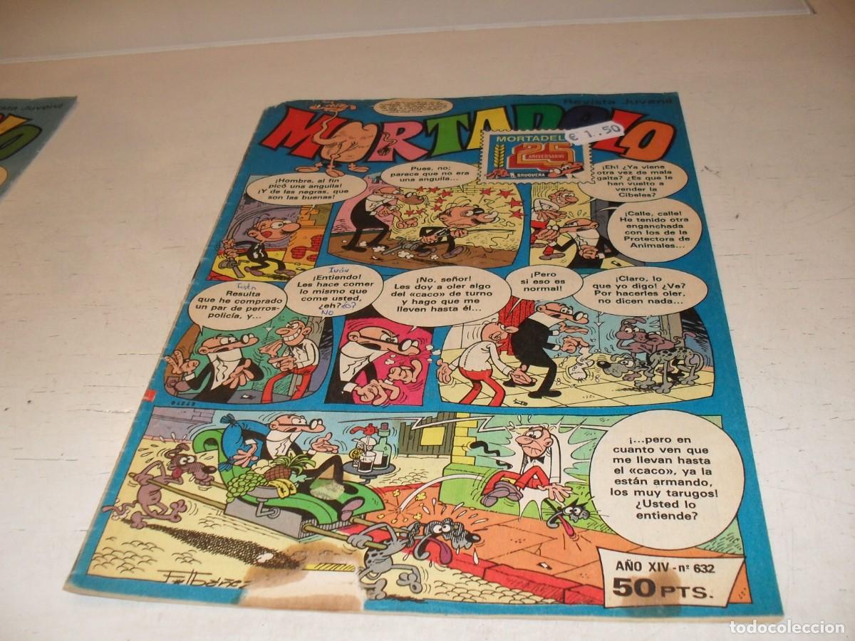 Tebeos: MORTADELO N&ordm; 632,CON CAMEO DE ROMPETECHOS EN PORTADA,DE 645.BRUGUERA,1970