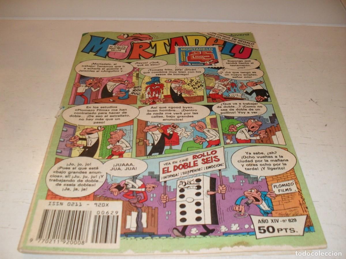 Tebeos: MORTADELO N&ordm; 629,CON CROMOS DE REGALO DEL MUNDIAL 82,DE 645.BRUGUERA,1970