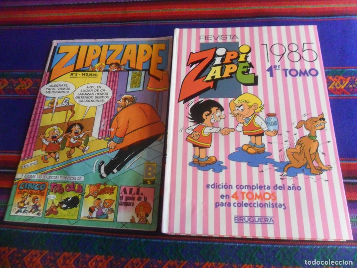 Tebeos: REVISTA ZIPI Y ZAPE 1&ordm; PRIMER TOMO 1 1985 N&ordm;S 605 A 616. REGALO N&ordm; 3 DE EDICIONES B.