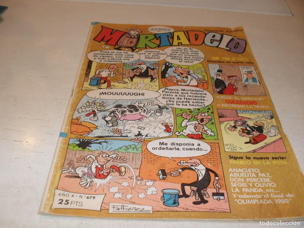 Tebeos: MORTADELO N&ordm; 479,CON OLIMPIADA 1980,DE 645.BRUGUERA,1970