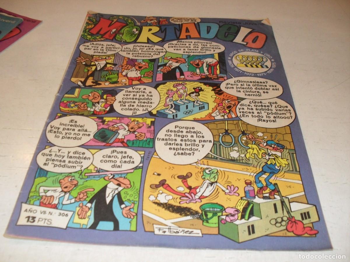 Tebeos: MORTADELO N&ordm; 306,CON EL CASO DEL CALCETIN,DE 645.BRUGUERA,1970