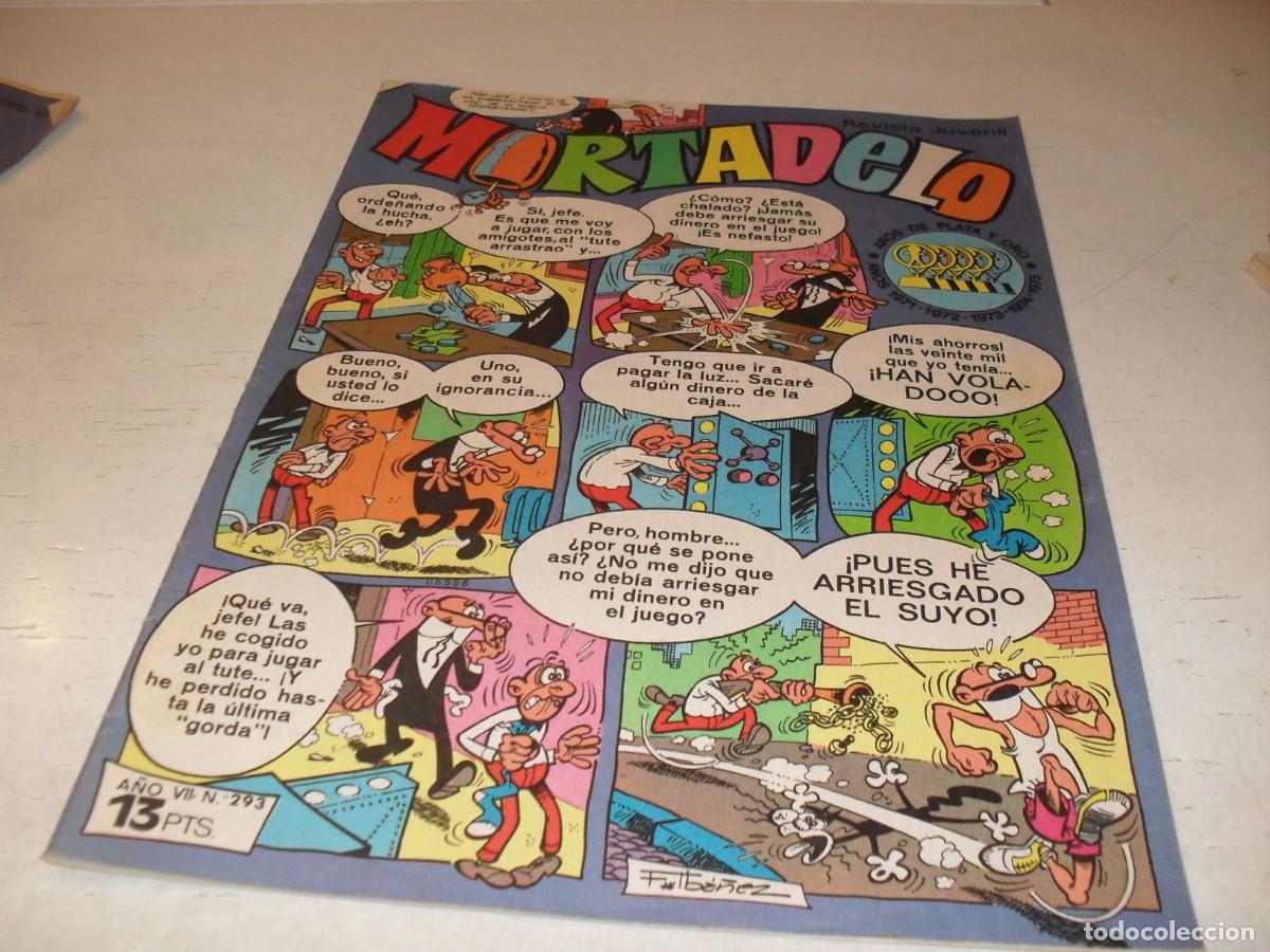 Tebeos: MORTADELO N&ordm; 293,CON PACHA,COMIC PUBLICITARIO EN CONTRAPORTADA,DE 645.BRUGUERA,1970
