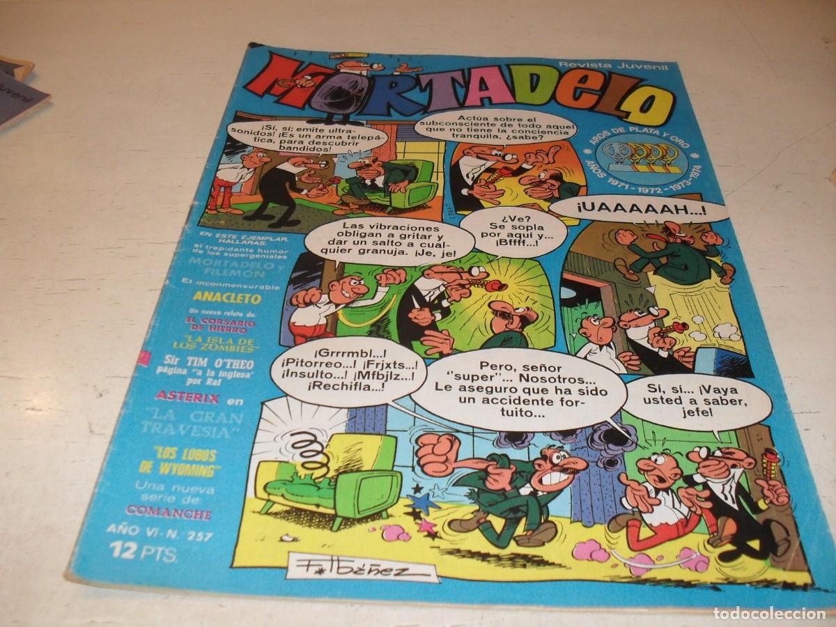 Tebeos: MORTADELO N&ordm; 257,CON HEIDI PUBLICITANDO YOGURT CLESA,DE 645.BRUGUERA,1970