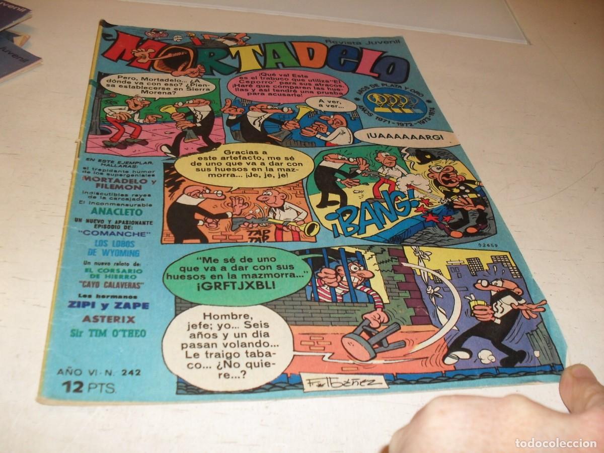 Tebeos: MORTADELO N&ordm; 242,CON CONCURSO-OPOSICION,DE 645.BRUGUERA,1970