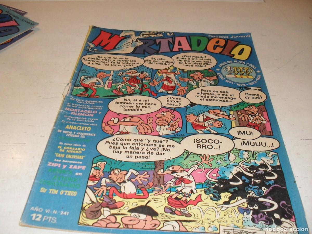 Tebeos: MORTADELO N&ordm; 241,CON EL CORSARIO DE HIERRO,DE 645.BRUGUERA,1970