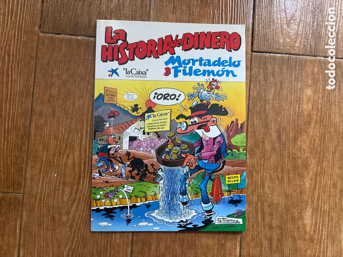 Tebeos: LA HISTORIA DEL DINERO. MORTADELO Y FILEMON. LA CAIXA EDICIONES. B 1989