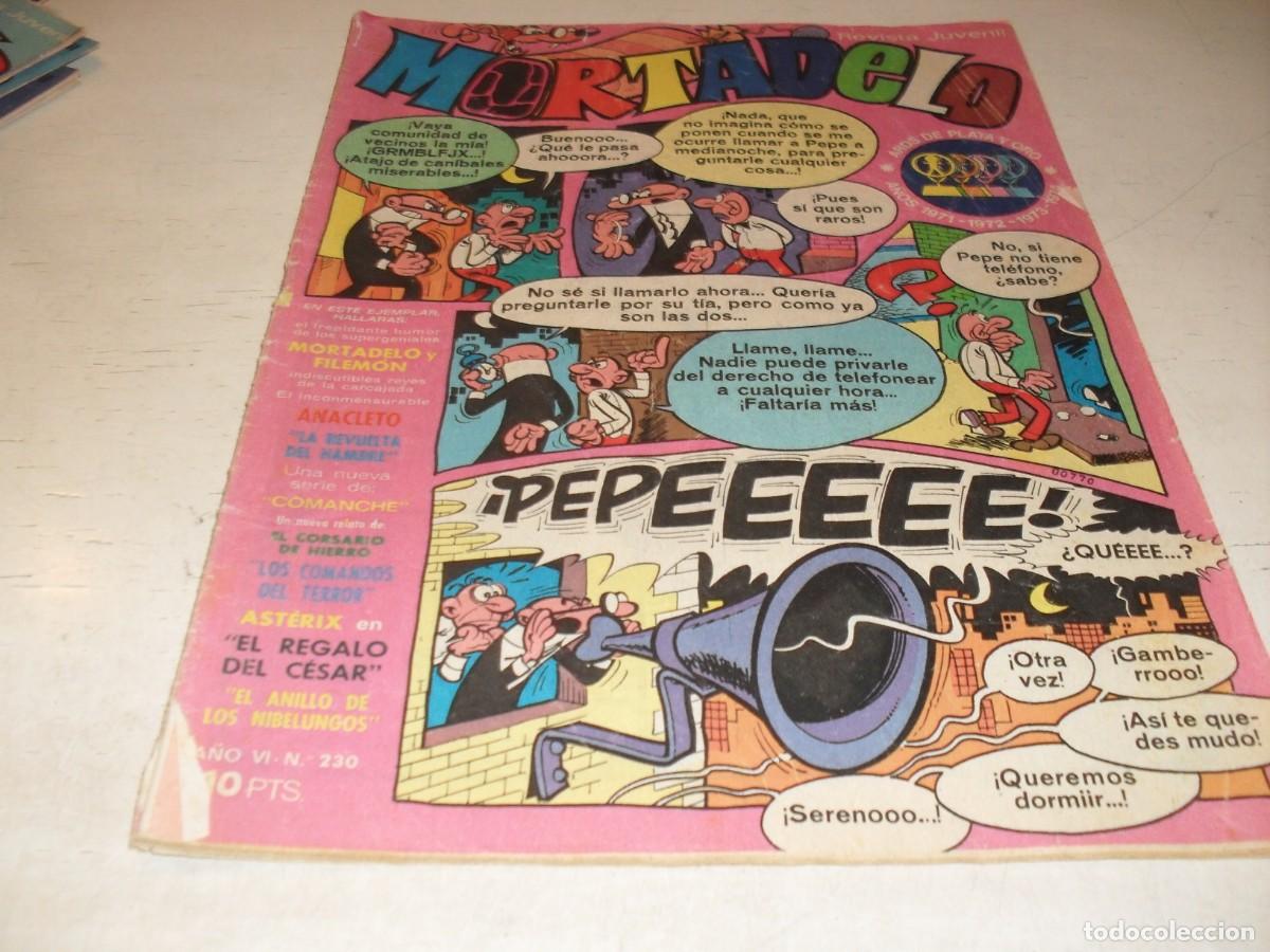 Tebeos: MORTADELO N&ordm; 230,CON EL ANILLO DE LOS NIBELUNGOS,DE IPC,DE 645.BRUGUERA,1970