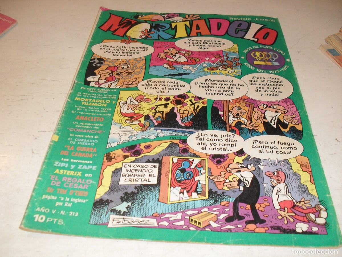 Tebeos: MORTADELO N&ordm; 213,CON CARTAS A LOS REYES MAGOS,DE 645.BRUGUERA,1970