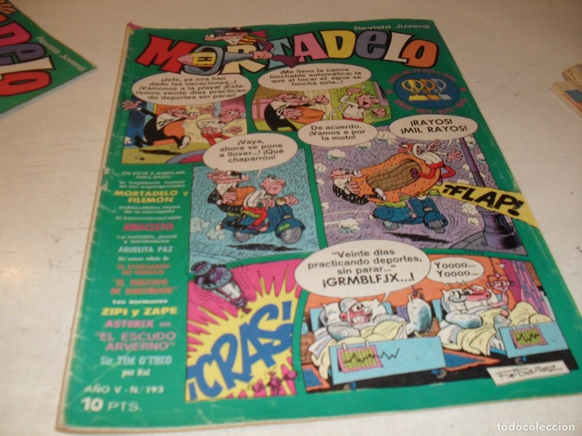 Tebeos: MORTADELO N&ordm; 193,CON EL CORSARIO DE HIERRO,DE 645.BRUGUERA,1970