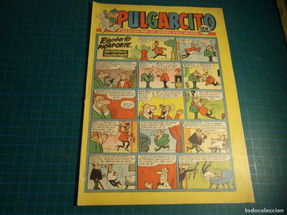 Comics: Pulgarcito. N&ordm; 1465. Bruguera