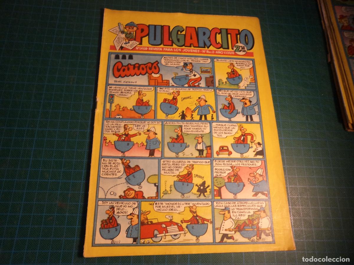 Comics: Pulgarcito. N&ordm; 1458. Bruguera