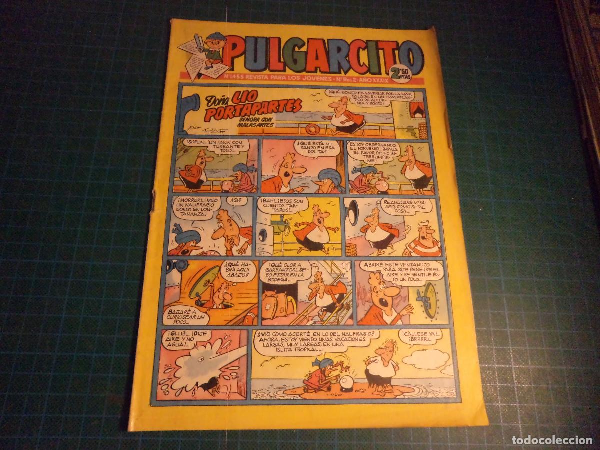 Comics: Pulgarcito. N&ordm; 1455. Bruguera