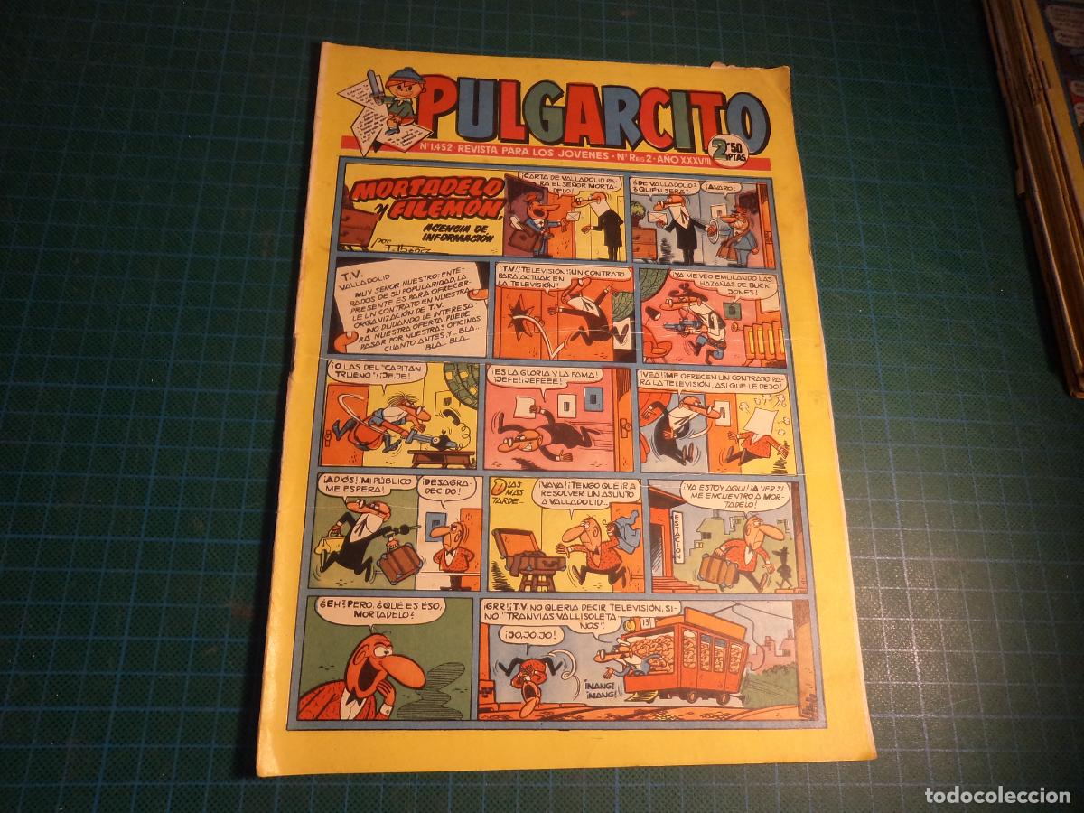 Comics: Pulgarcito. N&ordm; 1452. Bruguera