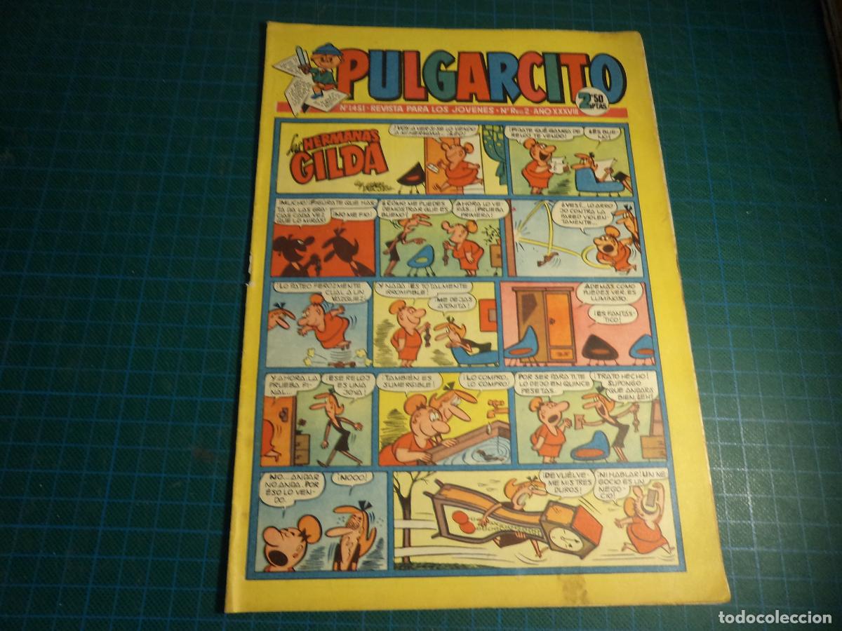 Comics: Pulgarcito. N&ordm; 1451. Bruguera