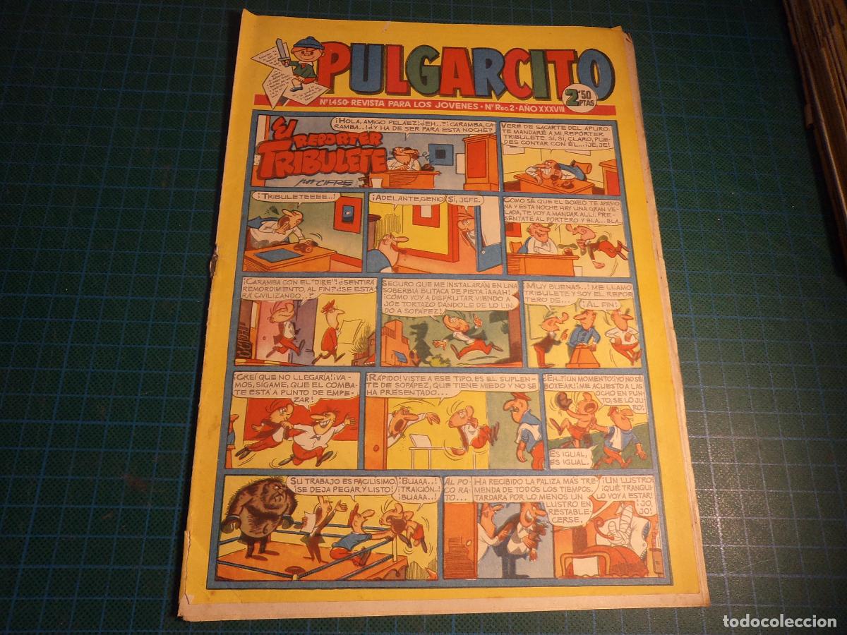Comics: Pulgarcito. N&ordm; 1450. Bruguera