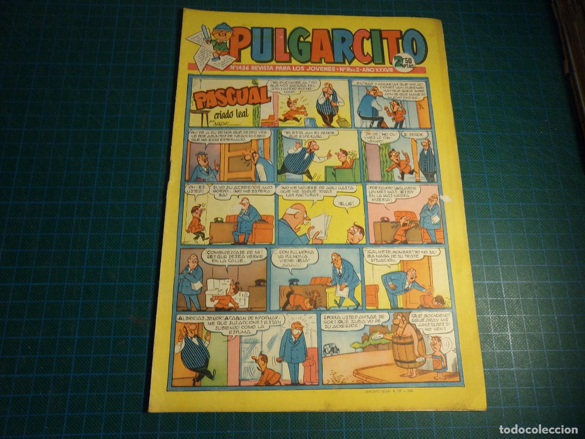 Comics: Pulgarcito. N&ordm; 1436. Bruguera