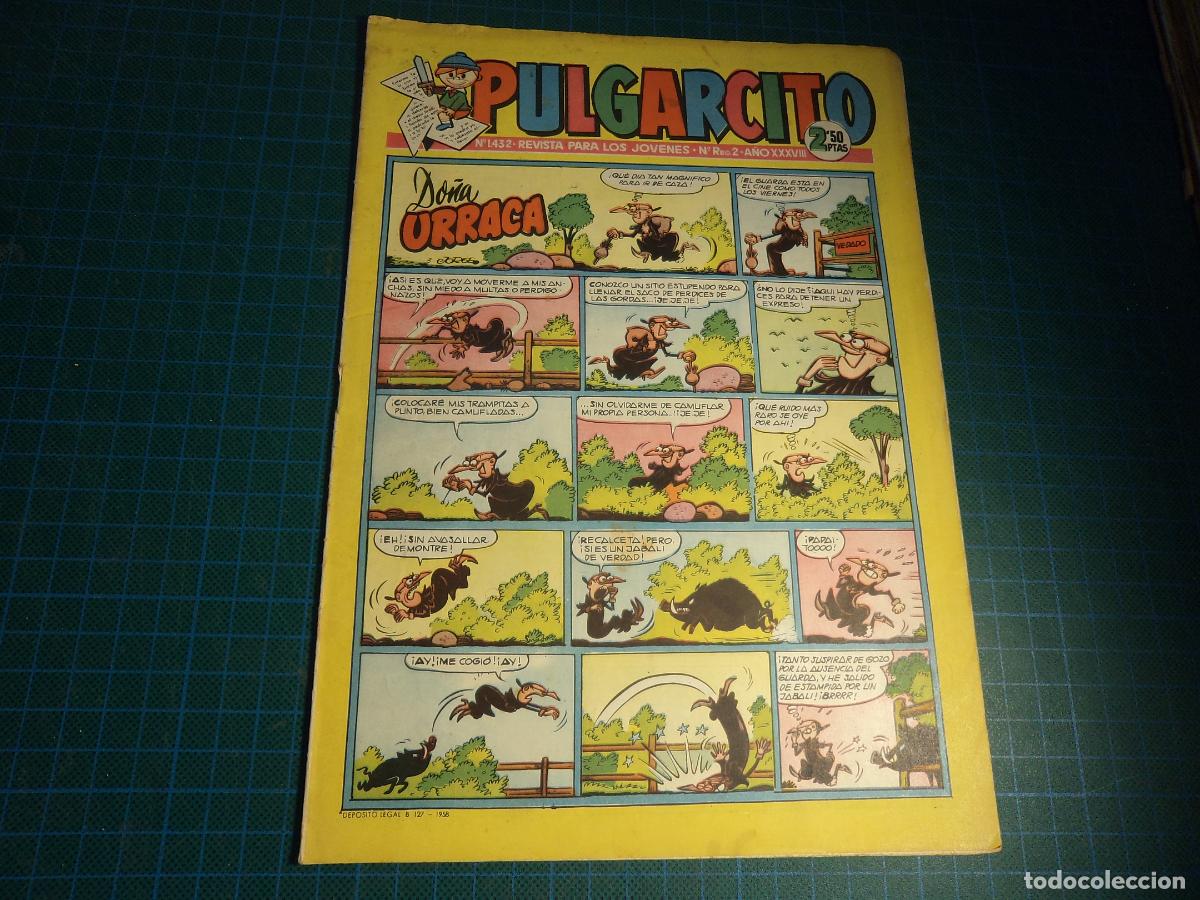 Comics: Pulgarcito. N&ordm; 1432. Bruguera