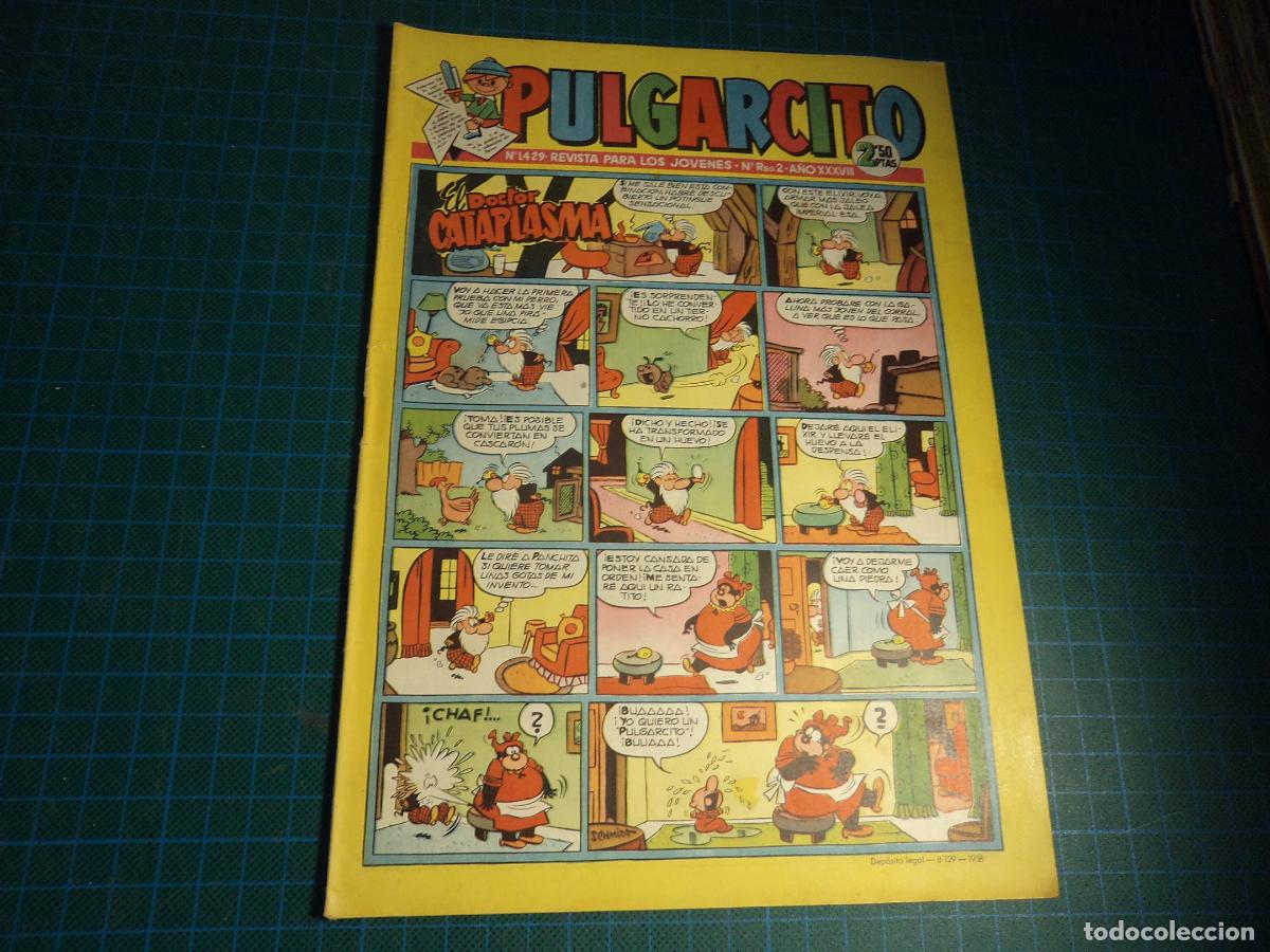 Comics: Pulgarcito. N&ordm; 1429. Bruguera