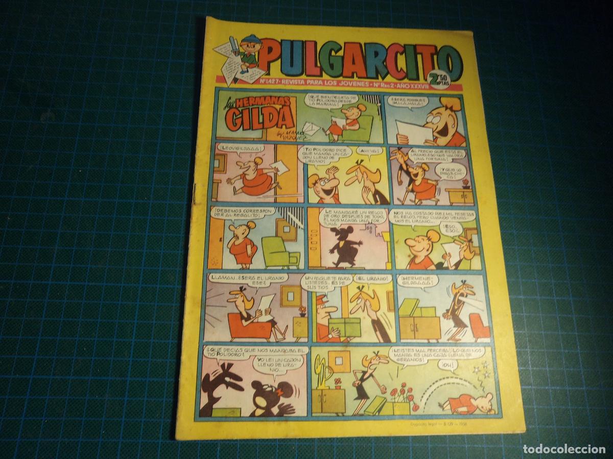 Livros de Banda Desenhada: Pulgarcito. N&ordm; 1427. Bruguera