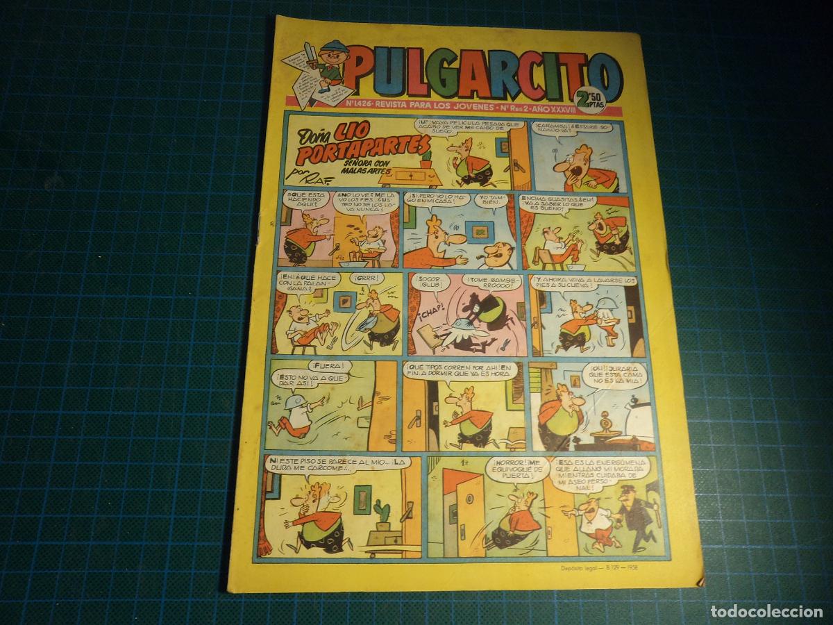 Livros de Banda Desenhada: Pulgarcito. N&ordm; 1426. Bruguera
