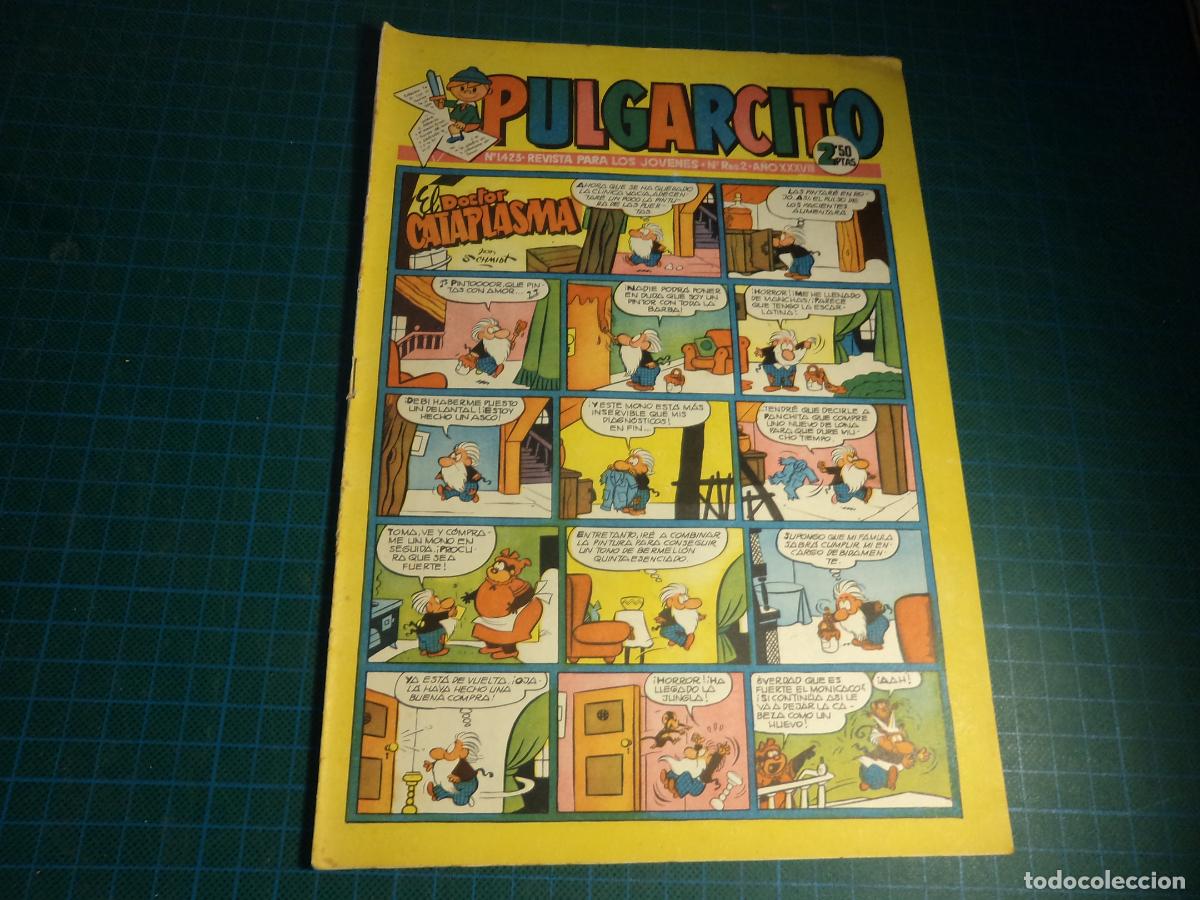 Comics: Pulgarcito. N&ordm; 1423. Bruguera
