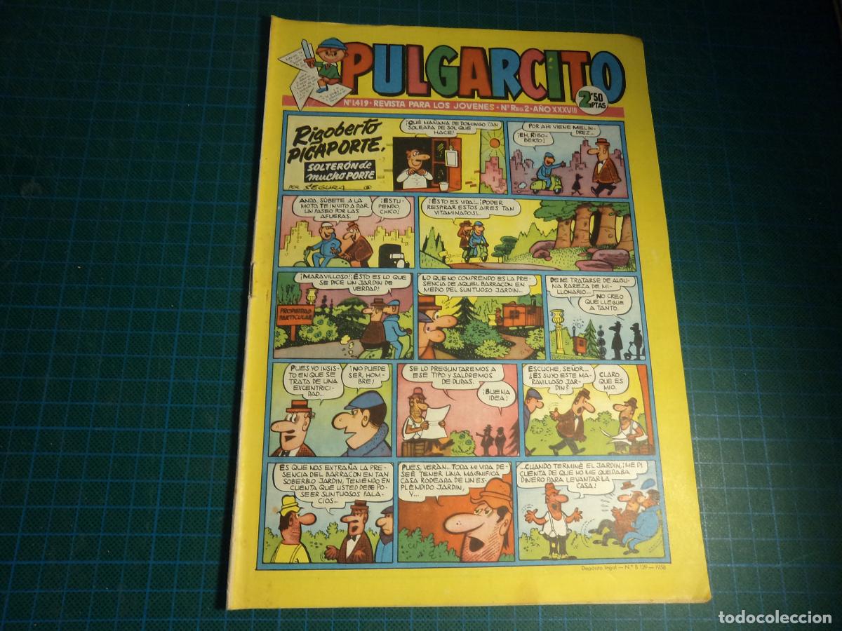 Comics: Pulgarcito. N&ordm; 1419. Bruguera