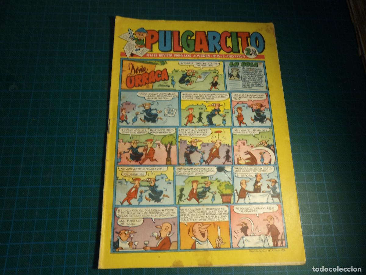 Comics: Pulgarcito. N&ordm; 1415. Bruguera