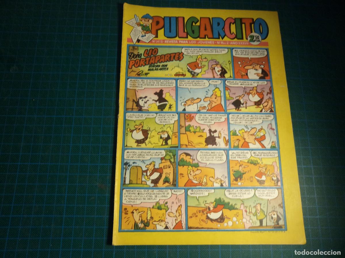 Giornalini: Pulgarcito. N&ordm; 1413. Bruguera