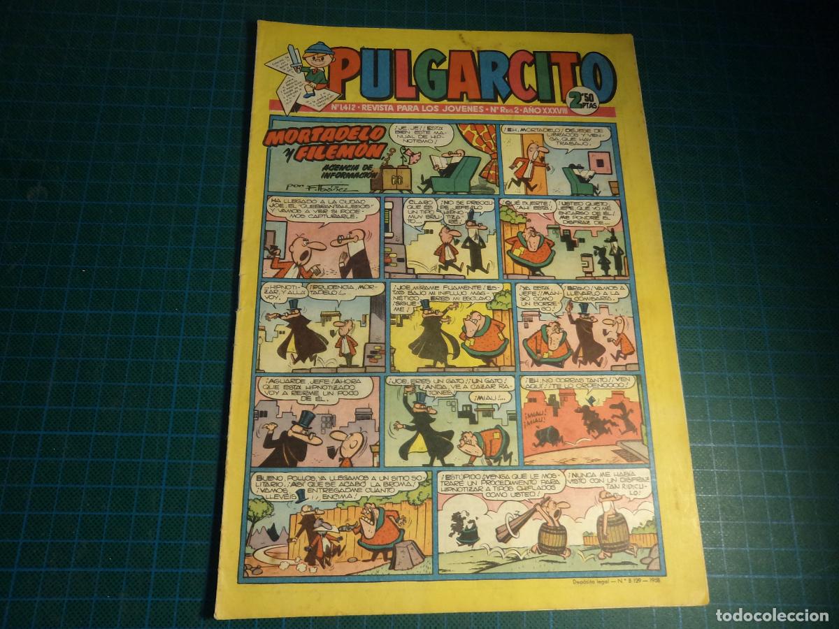 Giornalini: Pulgarcito. N&ordm; 1412. Bruguera