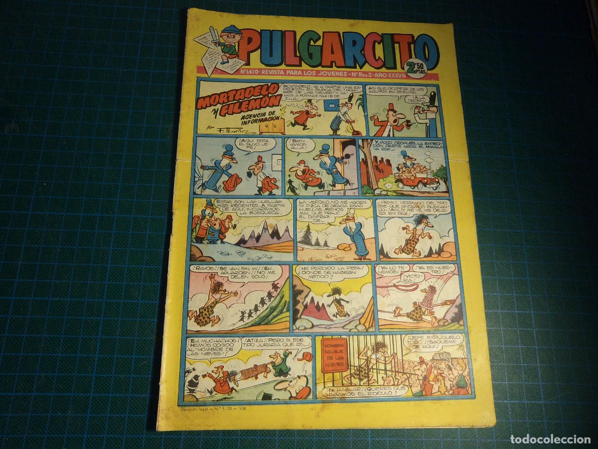 Giornalini: Pulgarcito. N&ordm; 1410. Bruguera