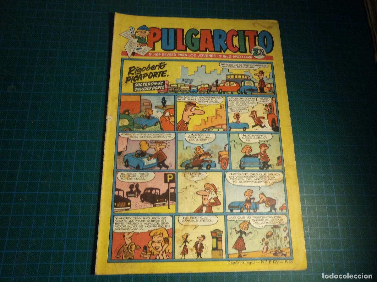 Giornalini: Pulgarcito. N&ordm; 1409. Bruguera