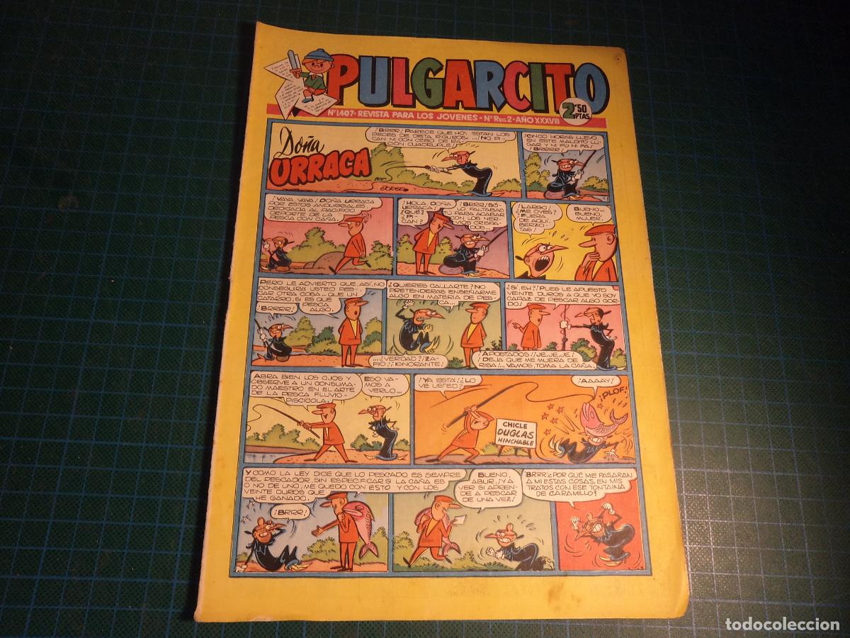 Giornalini: Pulgarcito. N&ordm; 1407. Bruguera
