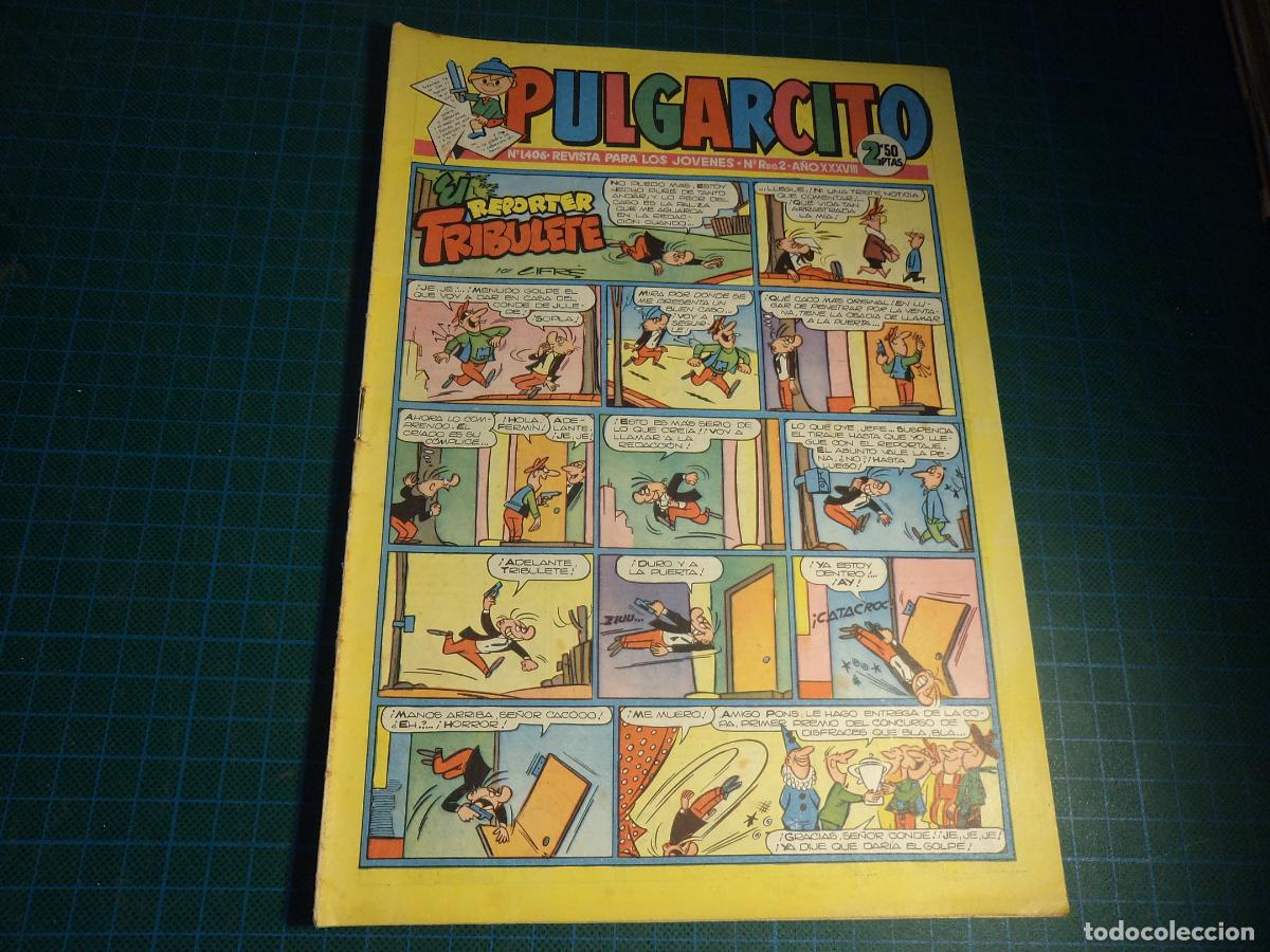 Giornalini: Pulgarcito. N&ordm; 1406. Bruguera