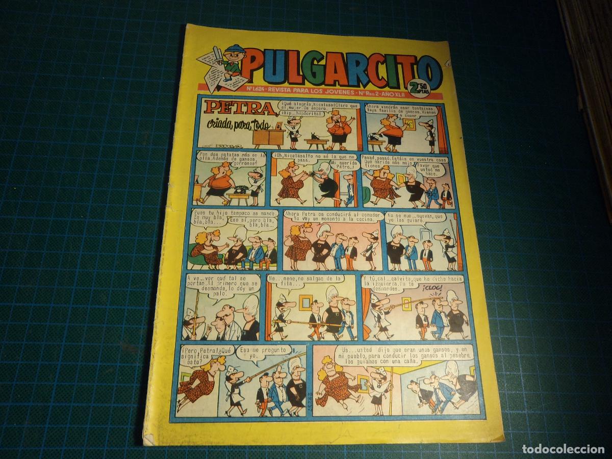 Giornalini: Pulgarcito. N&ordm; 1624. Bruguera