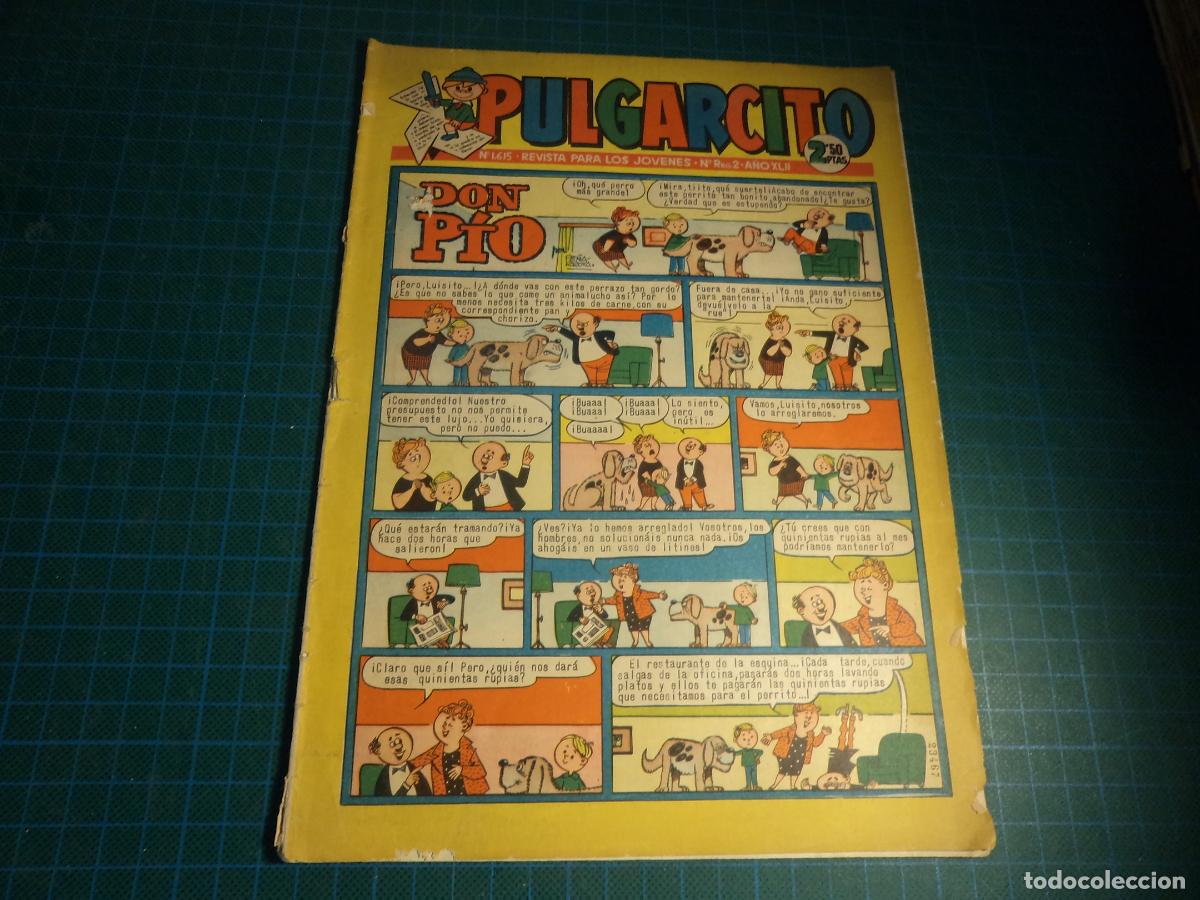 Giornalini: Pulgarcito. N&ordm; 1615. Bruguera