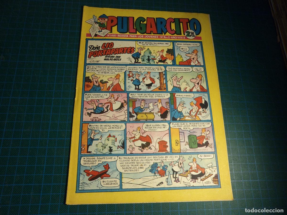 Comics: Pulgarcito. N&ordm; 1481. Bruguera