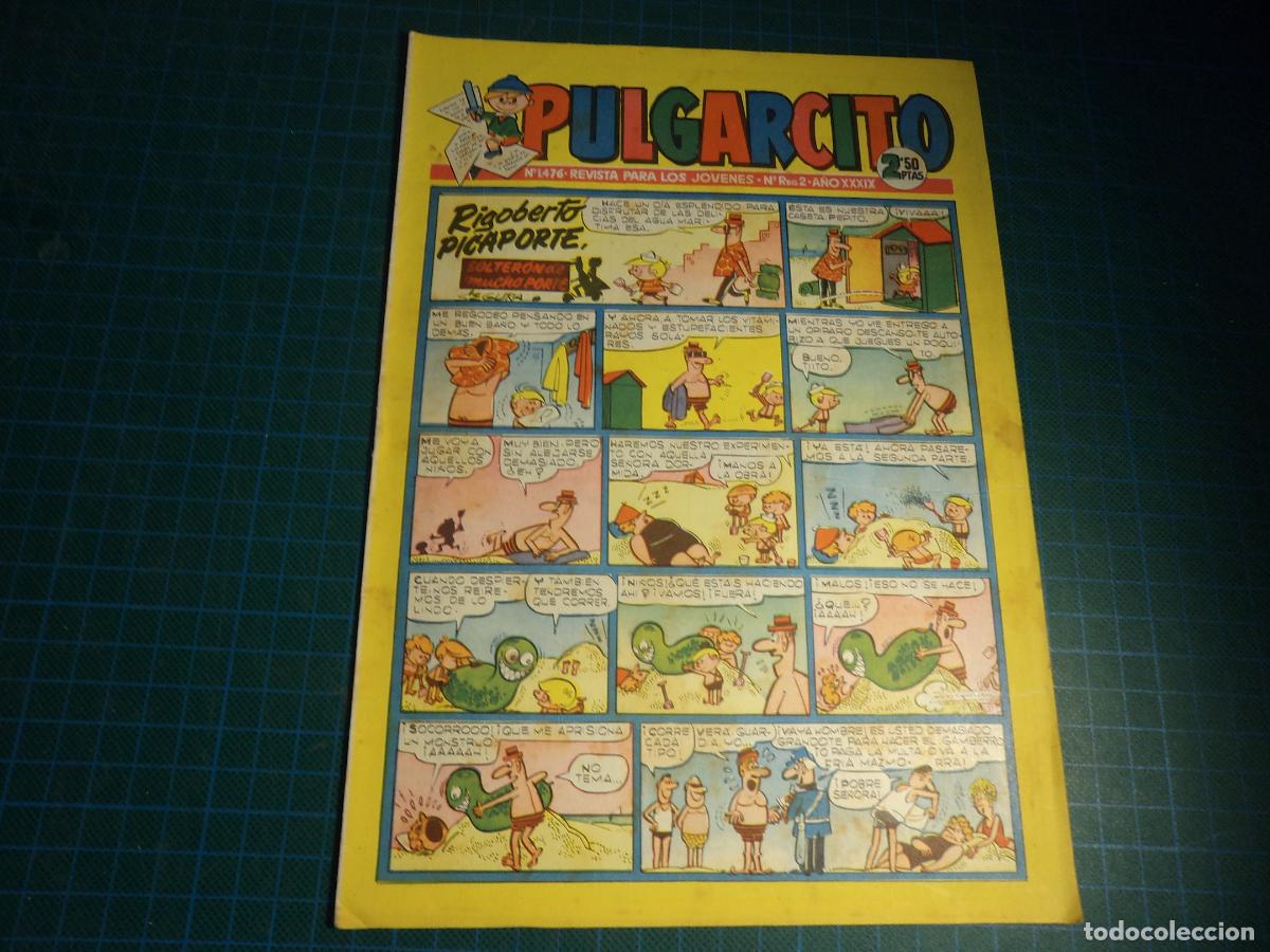 Tebeos: Pulgarcito. N&ordm; 1476. Bruguera