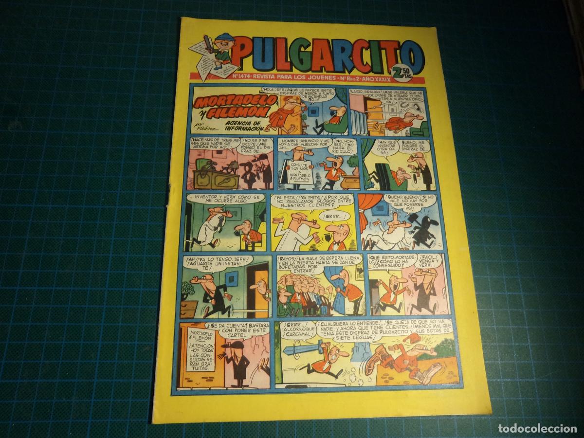 Tebeos: Pulgarcito. N&ordm; 1474. Bruguera