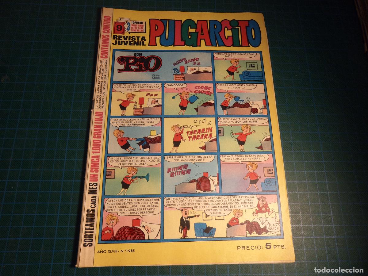 Tebeos: Pulgarcito. N&ordm; 1985. Bruguera