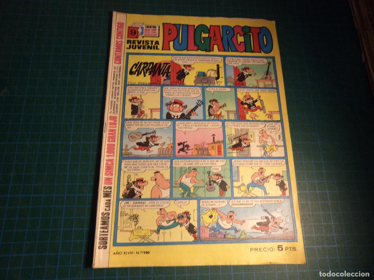 Tebeos: Pulgarcito. N&ordm; 1980. Bruguera