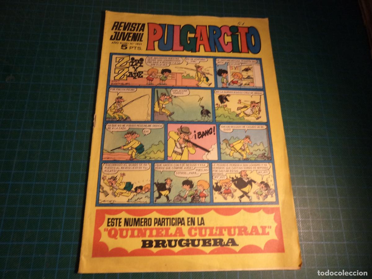 Tebeos: Pulgarcito. N&ordm; 1931. Bruguera