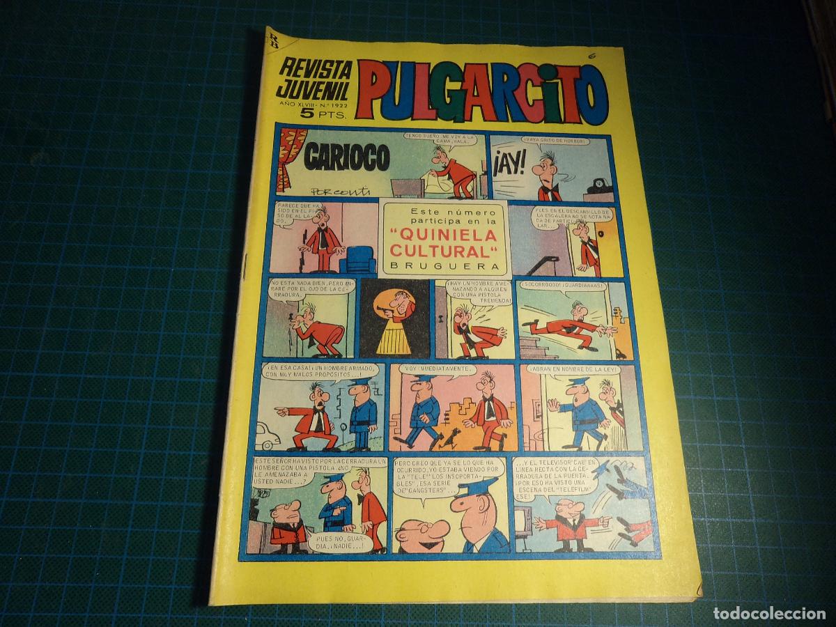 Tebeos: Pulgarcito. N&ordm; 1922. Bruguera