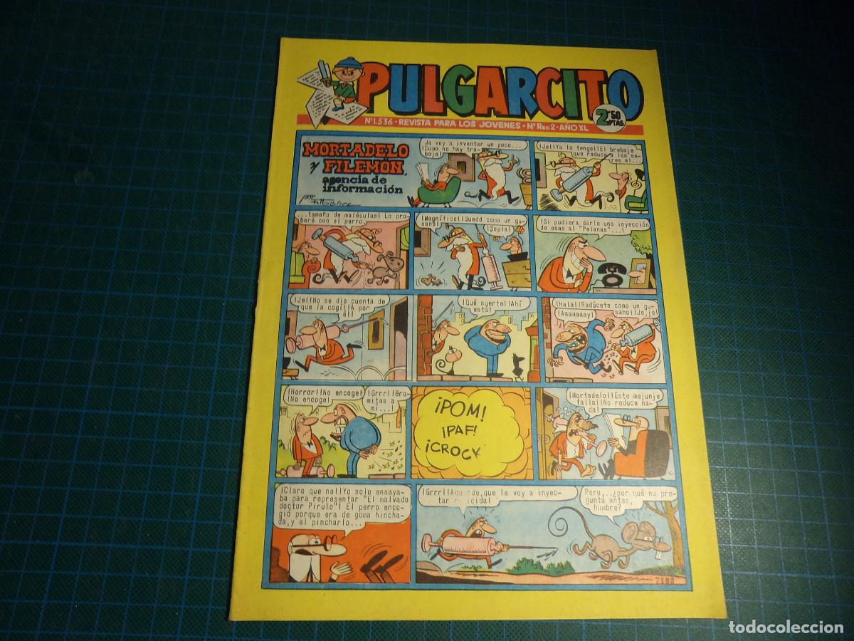 Tebeos: Pulgarcito. N&ordm; 1536. Bruguera