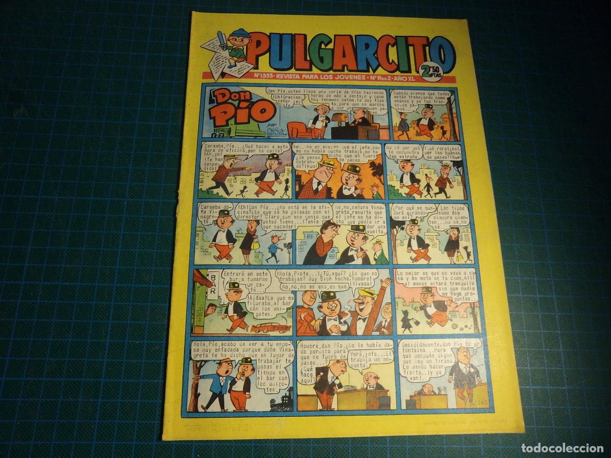 Tebeos: Pulgarcito. N&ordm; 1533. Bruguera