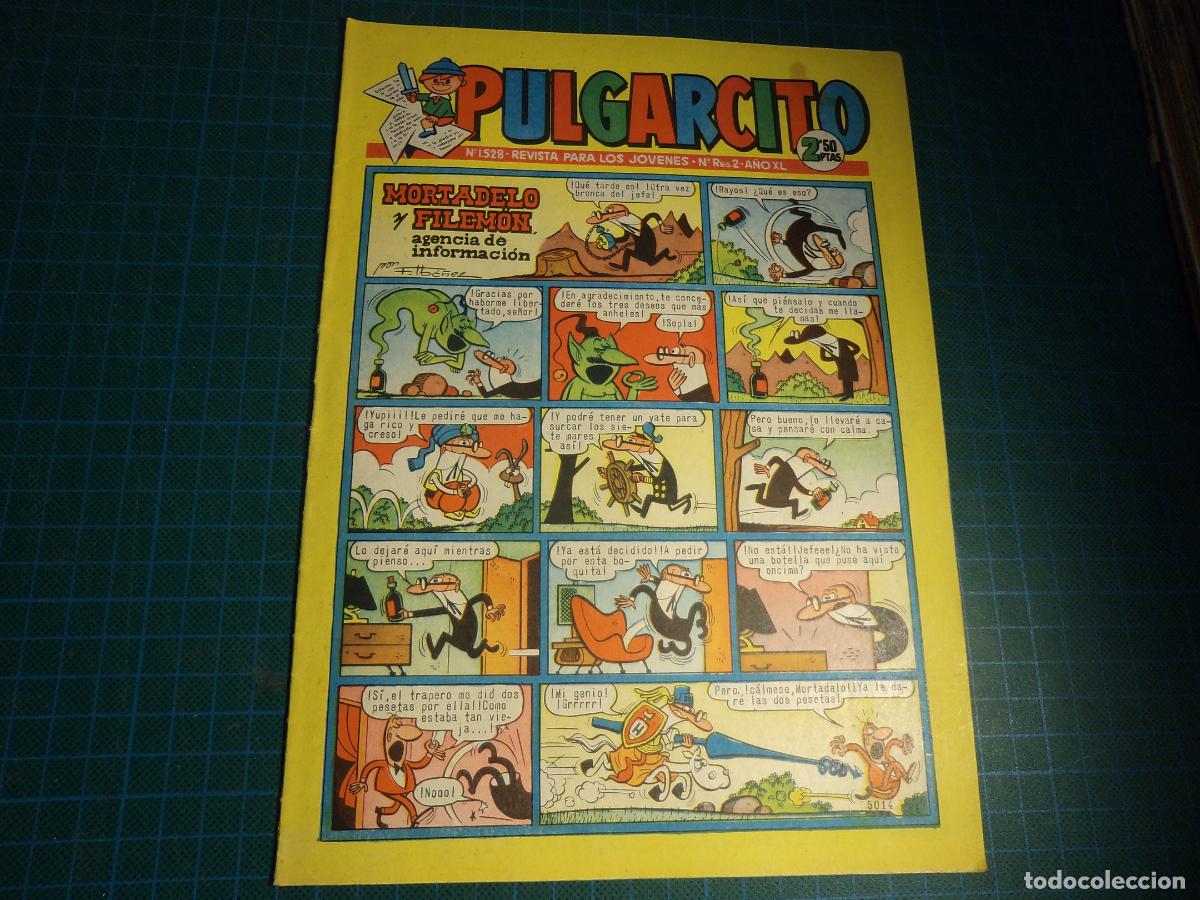 Comics: Pulgarcito. N&ordm; 1528. Bruguera