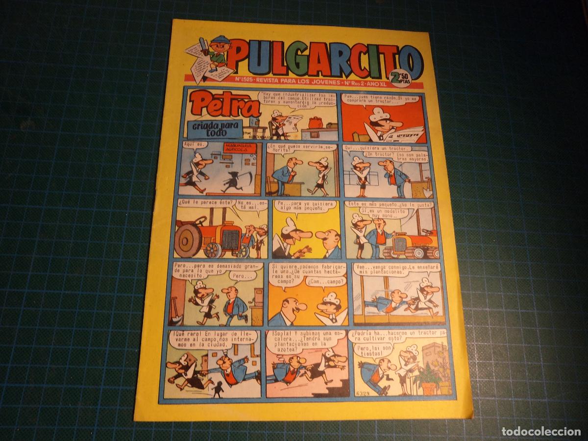 Comics: Pulgarcito. N&ordm; 1525. Bruguera