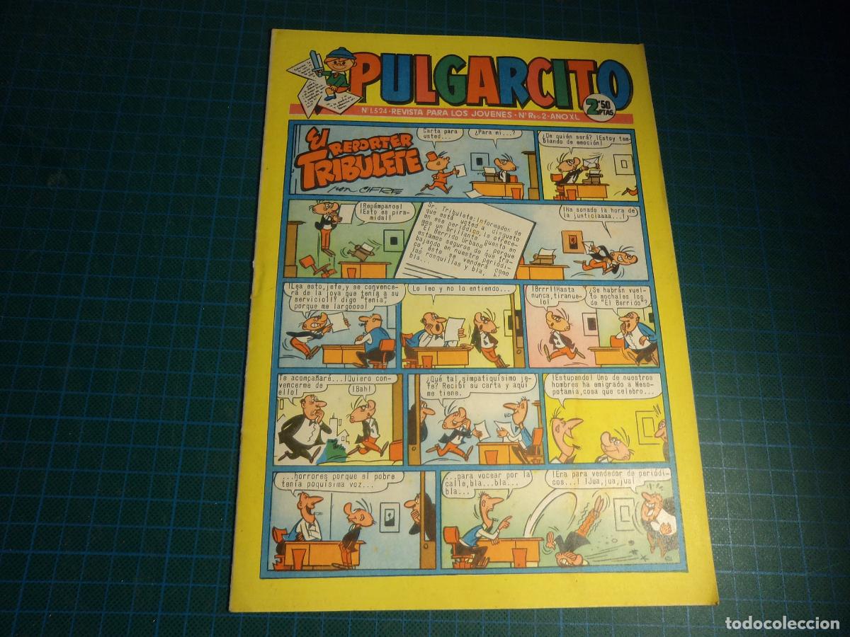 Comics: Pulgarcito. N&ordm; 1524. Bruguera