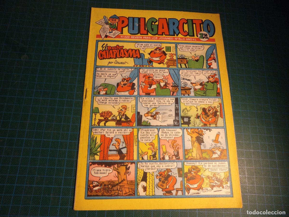 Comics: Pulgarcito. N&ordm; 1523. Bruguera