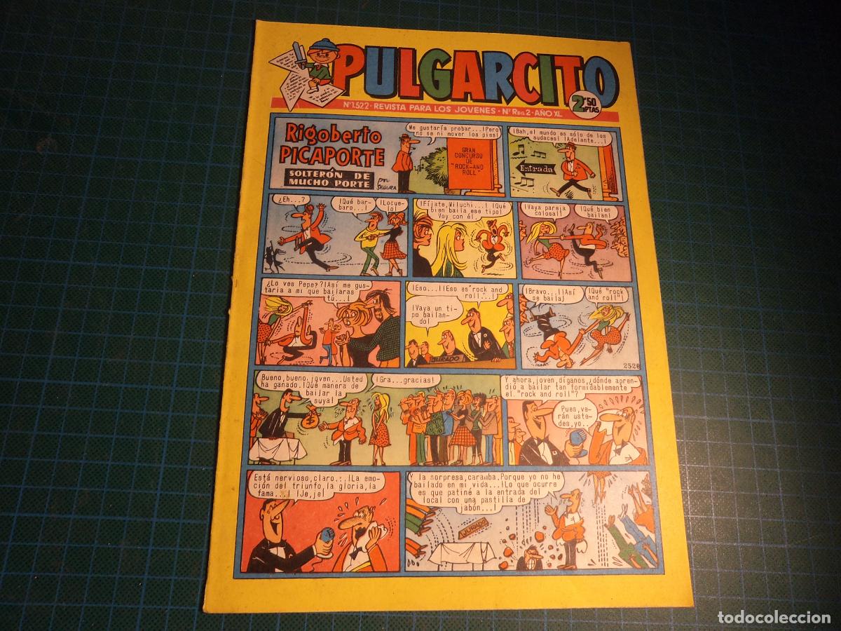 Comics: Pulgarcito. N&ordm; 1522. Bruguera