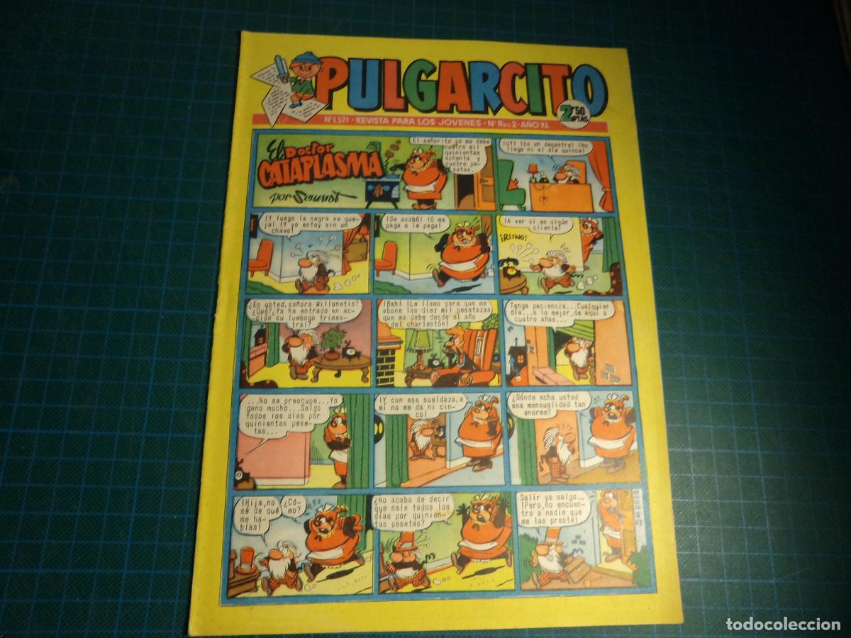 Comics: Pulgarcito. N&ordm; 1521. Bruguera